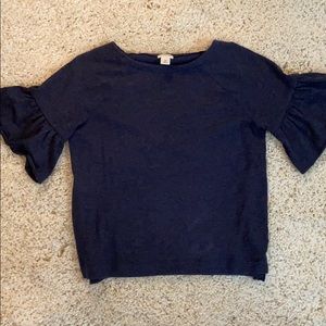 Girls navy blue blouse
